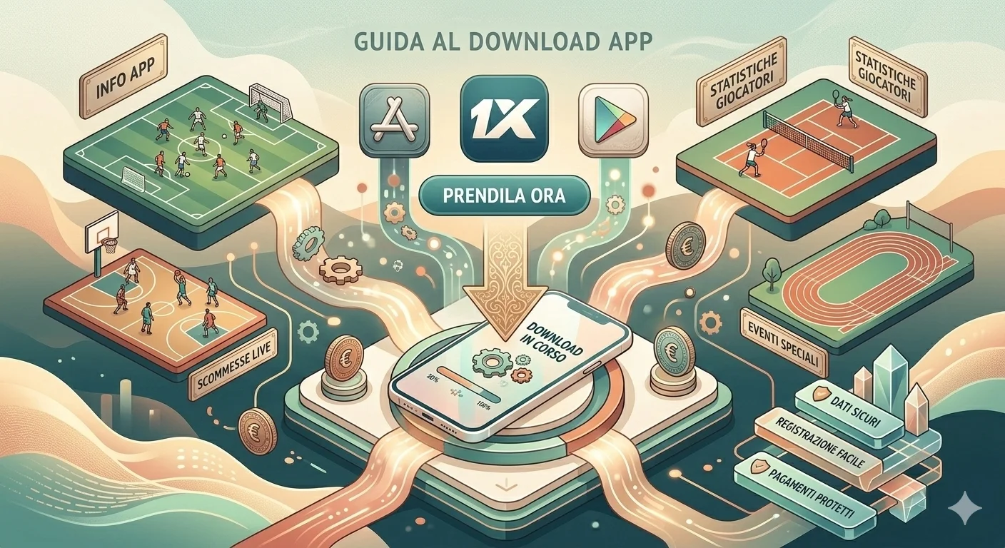 Scarica 1xbet app per Android e iOS Italia
