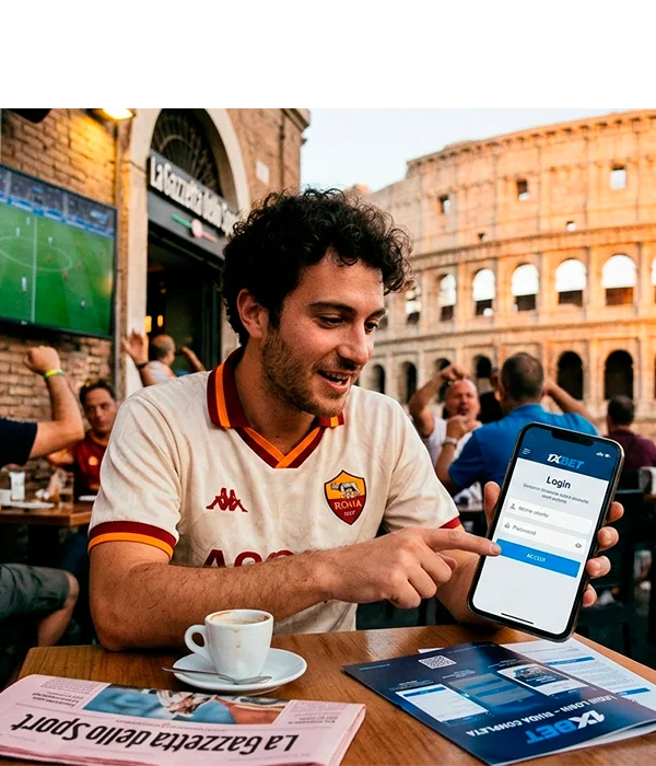Modulo ufficiale 1xbet login per utenti italiani