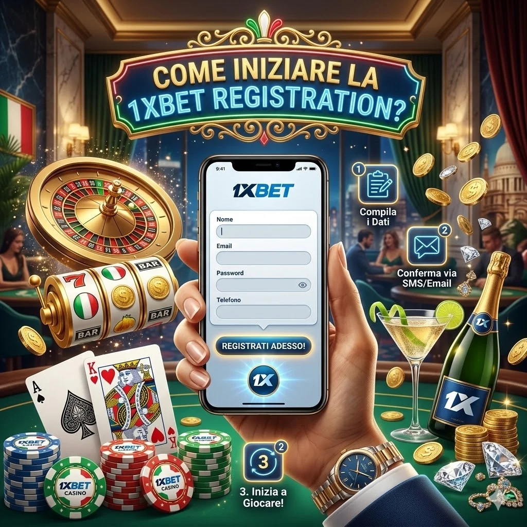 Metodi di 1xbet inscription: click, telefono, email