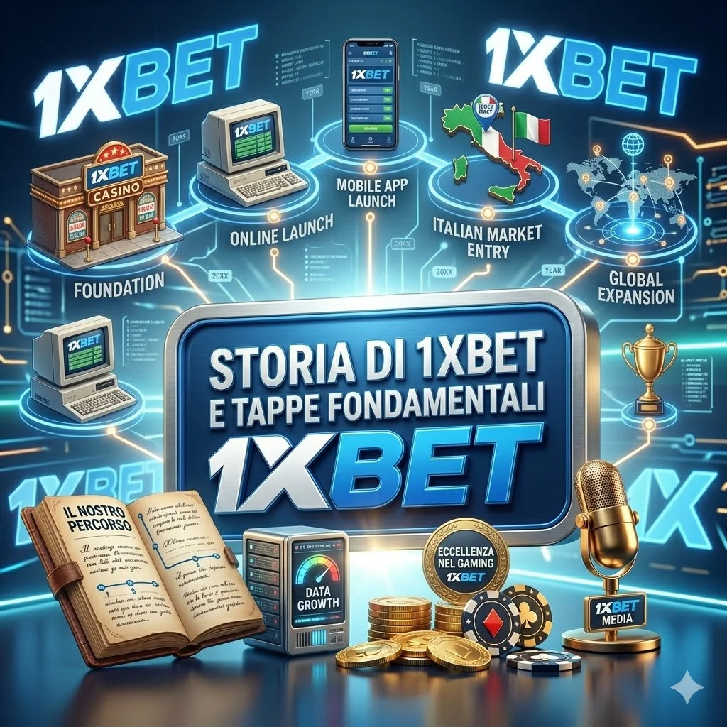 Storia di 1xbet e tappe fondamentali