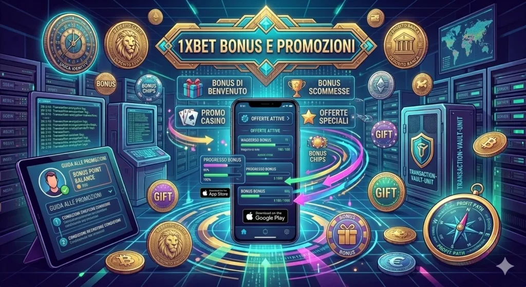 Bonus di benvenuto 1xbet app italia