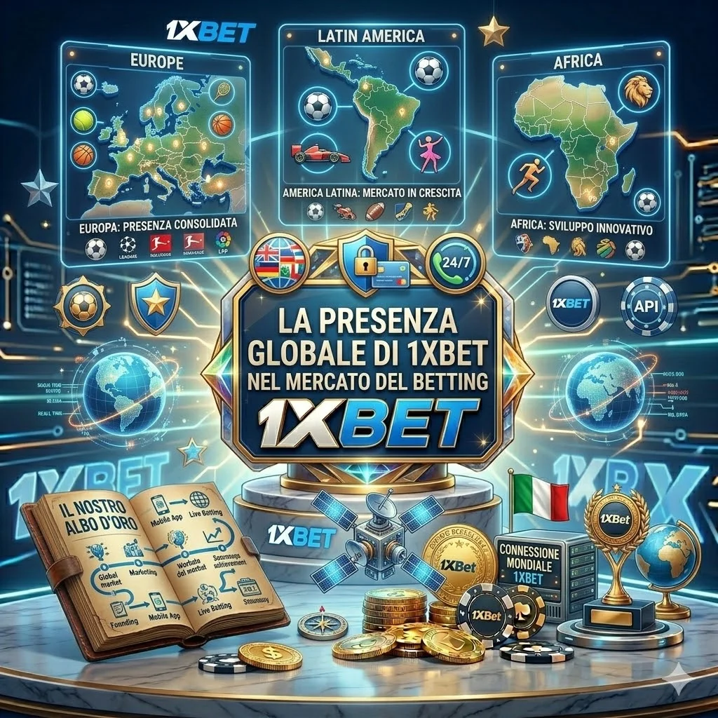 Presenza globale di 1xbet nel mercato del betting