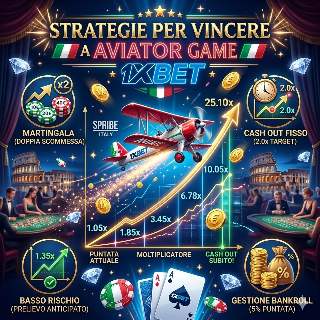 Strategie per Vincere a Aviator Game 1xbet