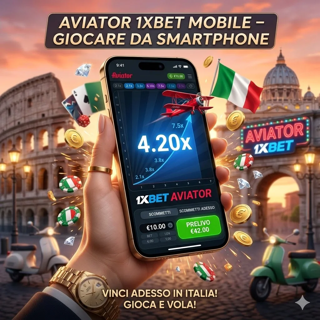 Versione mobile di 1xbet aviator per Android e iOS