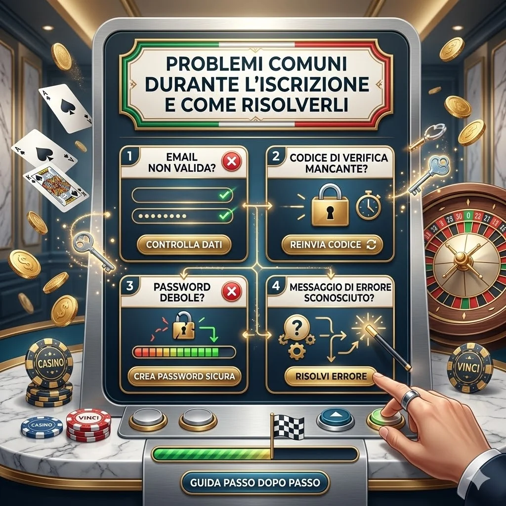 Problemi comuni durante l'iscrizione e come risolverli